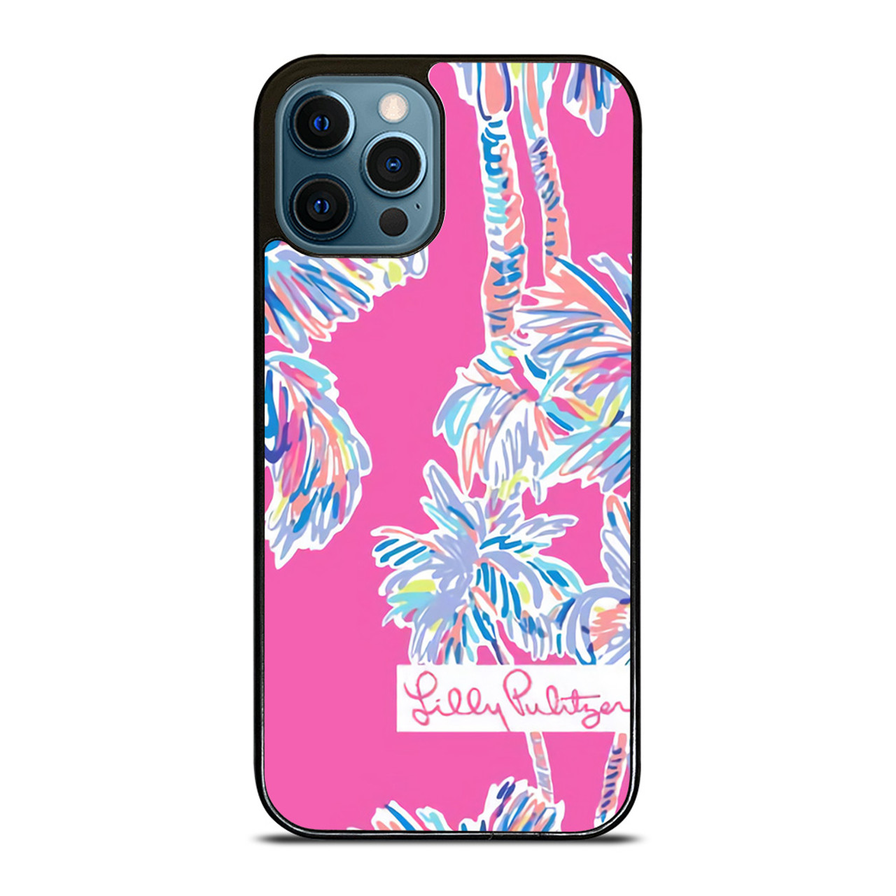 LILLY PULITZER PALM TREES iPhone 12 Pro Max Case Cover